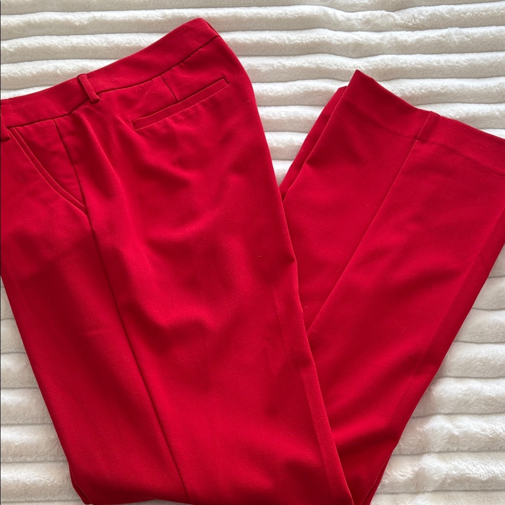 New York & Company Bold Scarlet Trousers